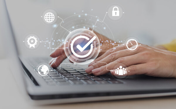 Standard quality control collage concept